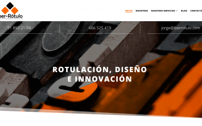 Nueva Página Web Para Empresa De Luminosos Y Rotulación En Madrid